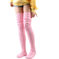 Kuschlige Overknee Socken
